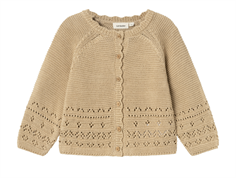 Lil Atelier irish cream knit cardigan